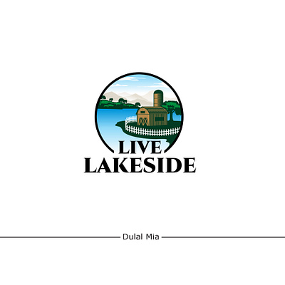 Live Lakeside branding graphic design logo