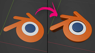 How to make logo 3D model from 2D SVG file in Blender 3d 3d modeling b3d blender blenderian cgian tutorial