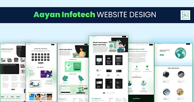 My First Project(Employer's Website Design) branding graphic design logo ui ux website