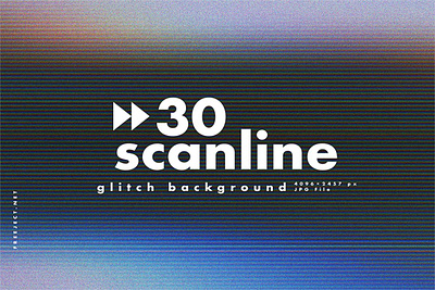 30 Scan lines Glitch Background 30 scan lines glitch background crt focus gradient greyscale indicator lineal linear monochrome movie rec repeatable streaks technology tileable videography view