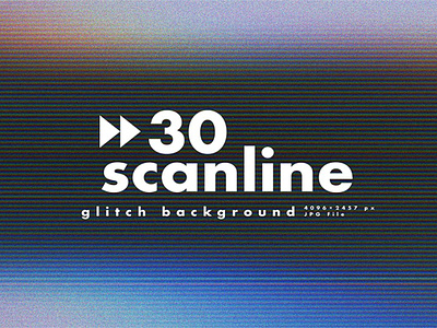 30 Scan lines Glitch Background 30 scan lines glitch background crt focus gradient greyscale indicator lineal linear monochrome movie rec repeatable streaks technology tileable videography view