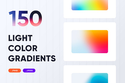 150 Light Gradients Collection 150 light gradients collection background bundle colorful design exotic holo holograph pack set texture wallpaper