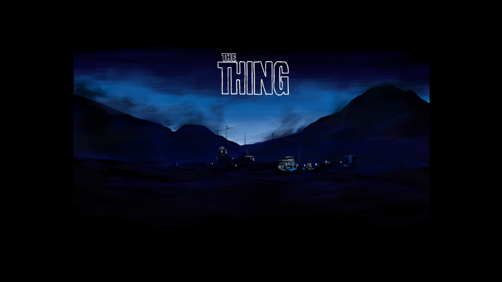 The Thing poster art artist dead inside art 28 design digital drawing graphic design horror illustration landskape movie poster the thing