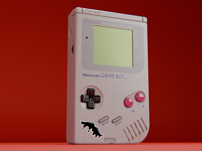 Gameboy (1989) 3D Render 3d render blender console gameboy product design videogame