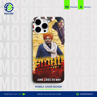 SIDHU MOOSA WALA MOBILE COVER DESIGNS graphic design graphic designer mobile cases mobile cover mobile covers