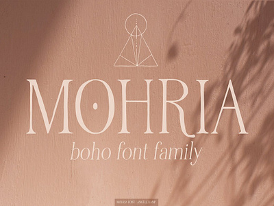 Mohria boho serif font script duo boho display duo font handwriting handwritten modern romantic script serif typeface