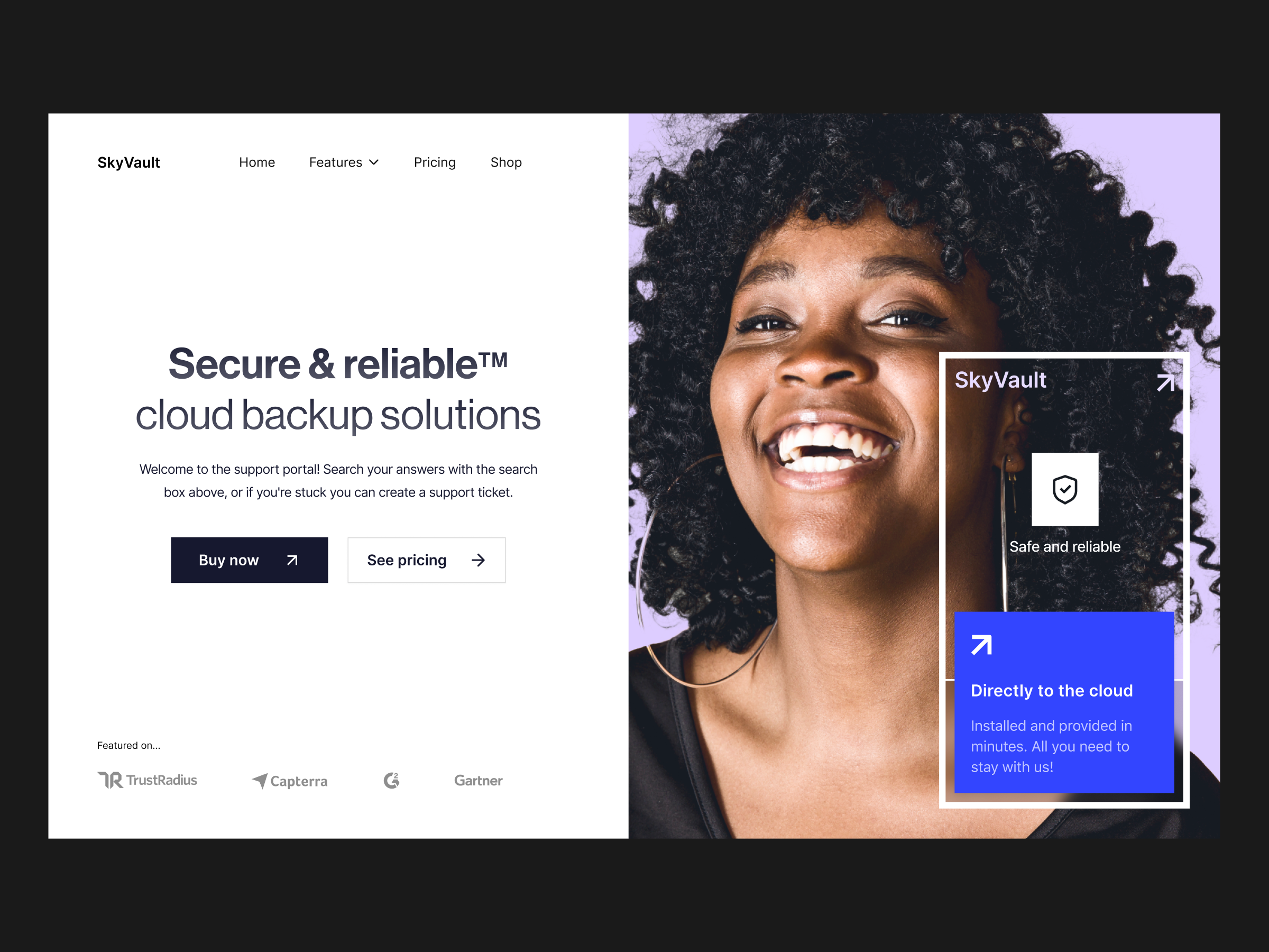 Cloud backup website header exploration backupsolutions cloudbackup dataprotection datasecurity datastorage digitalsolutions minimalui mobilefriendly securebackup skyvaultsolutions techinnovation uidesign uxdesign webappdesign webdesign