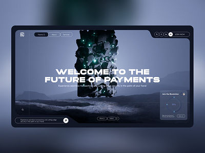 Card Website Modern UI/UX futuristicwebsite modernwebsite uiux