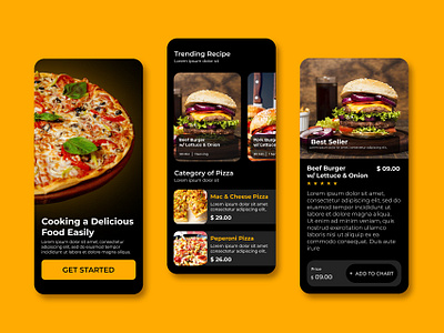 Food App branding design figma illustration ui ui design uiux user interface web design website