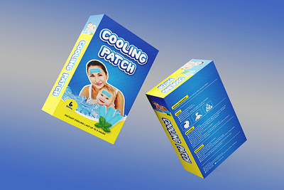 Cooling Patch Box Packaging Design baby baby food box box design box packaging branding candy packaging designer dry food fiverr food packaging freeze dry food graphic design illustration label label design logo packaging packaging design pouch