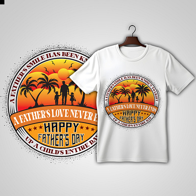 Father's Day Custom T-Shirt Design. fashion trends