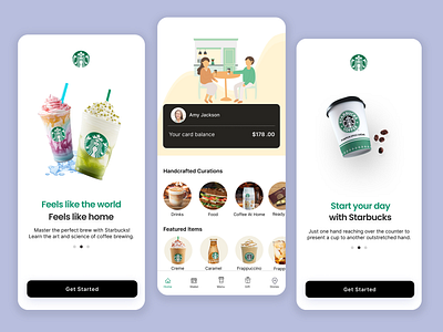 Coffeeshop mobile app UI design coffee shop mobile app ui user interface