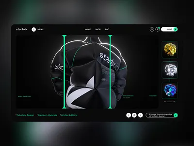 3D Clothing Modern UI/UX 3d figma futuristicwebsite modernuiux ui uiux