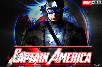 Radiant Defender: Captain America's Shield of Freedom glow effect graphic design poster visualeffects