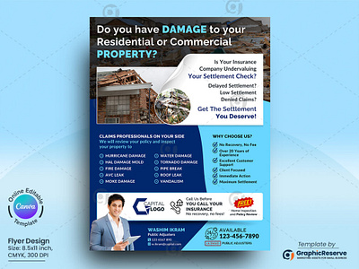 Property Damage Insurance Flyer Template Canva canva flyer design template home care insurance insurance agency flyer insurance flyer design new roof installing flyer property damage property damage flyer reroofing flyer design roof repair expert roof repair flyer canva template roof repair services roof repairing flyer design roofing experts flyer roofing flyer