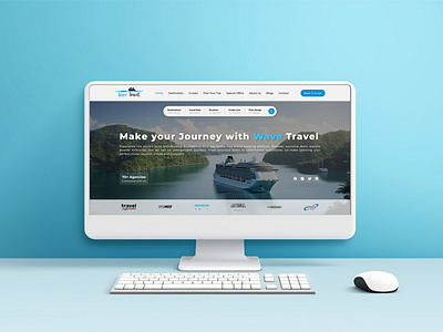 Ship Booking Website Hero Section ai mockup digital mockup figma hero section ship booking ship travel travel website ui user interface website design