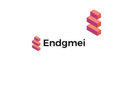 Endgmei brand branding design graphic design illustration logo logo design minimal modern