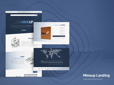 UI template for mining book graphic design ui