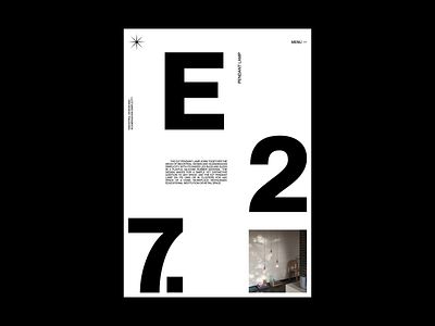 E27 design furniture interior lamps minimal minimalism swiss design swiss typography typography ui web