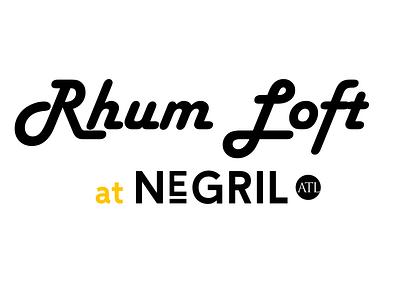 Rhum Loft (Logo) branding graphic design logo print typography