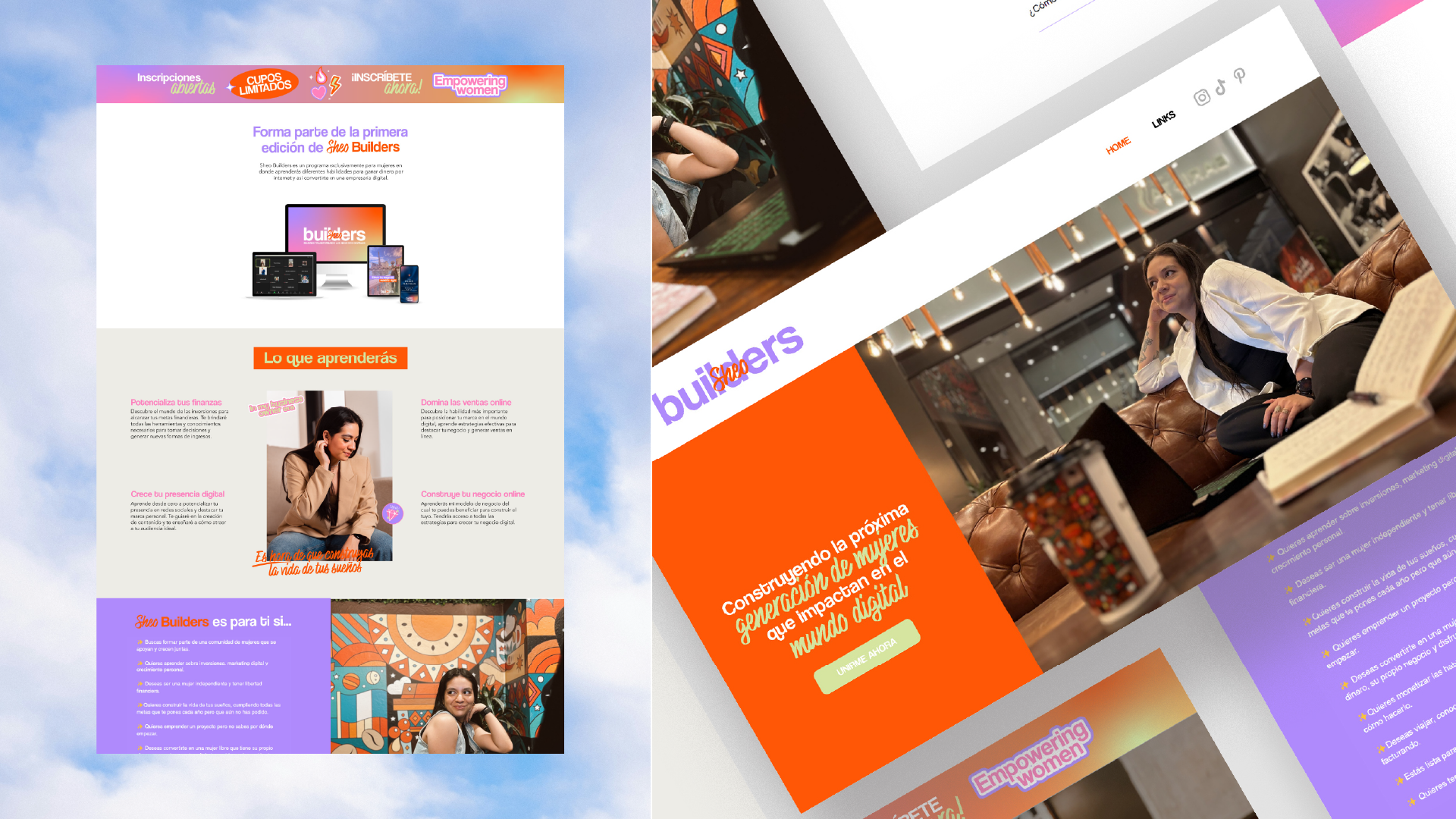 Sheo Builders Landing Page graphic design homepage landing page página de destino sitio web ui ux web design website