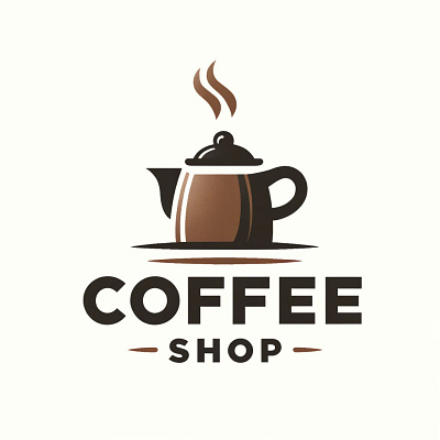 coffee a r a b i c a 2d logo arabica logo coffee logo coffee shop logo graphic design logo simple simple logo vector