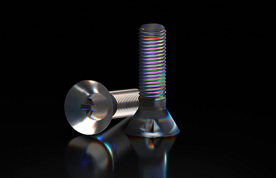 Glass screws 3d 3d animation animation blender blender3d dispersion motion graphics