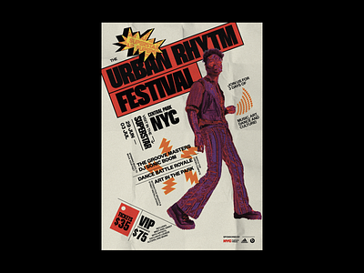 Retro Festival festival graphic design poster retro typography