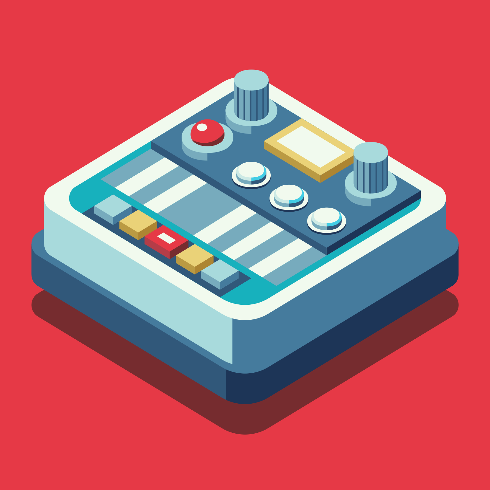 MIDI #1 illustration inkscape isometric midi vector