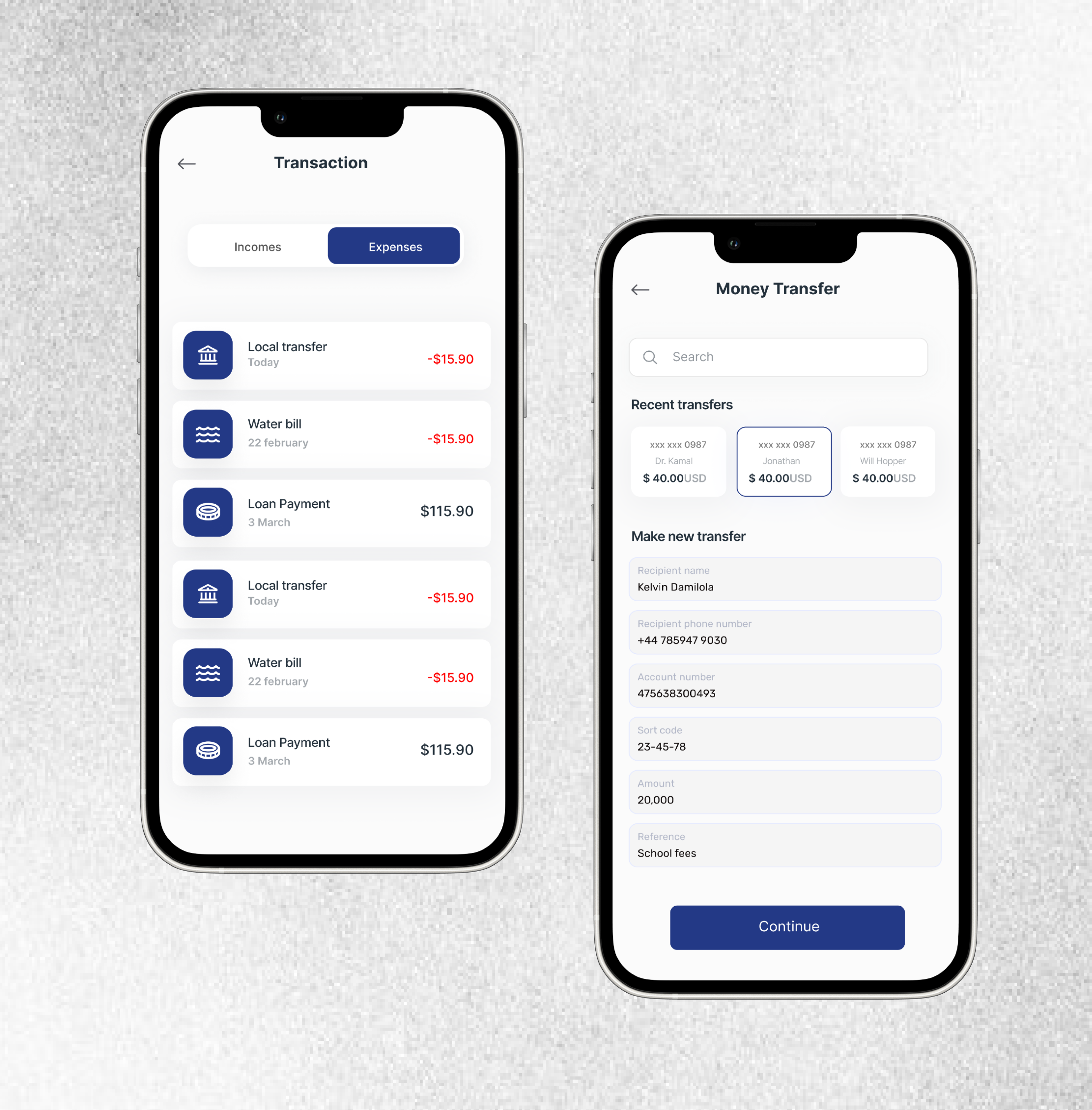 Fintech E-wallet mobile App design by Amna Ishaque on Dribbble