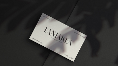 Laniakea Card Design card logo