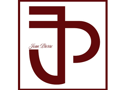 Jean Pierre - French Fashion Theme Concept Logo Design abstract logo branding creative logo fashion logo gradient logo logo logo design logo icon minimalist logo modern logo symbol vector