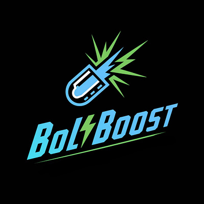 Energy boost design graphic design logo typography