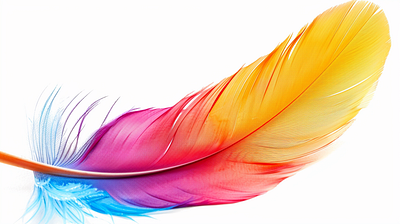 Colorful Feather Clipart feather feather clipart feather design feather image feather picture imagella