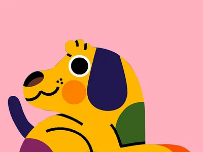 Woof! dog illustration ilustración jhonny núñez