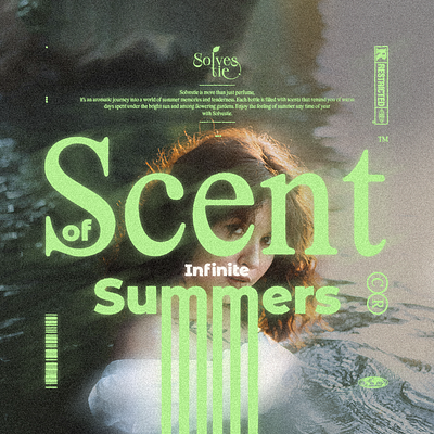Poster Design "Scent of Infinite Summers" art artwork branding creative design graphic graphic design illustration poster ui