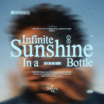 Poster Design "Infinite Sunshine In a Bottle" art artwork branding creative design graphic graphic design illustration ui