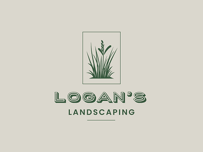 Logan's Landscaping component based data dashboard landscaping logo software ui