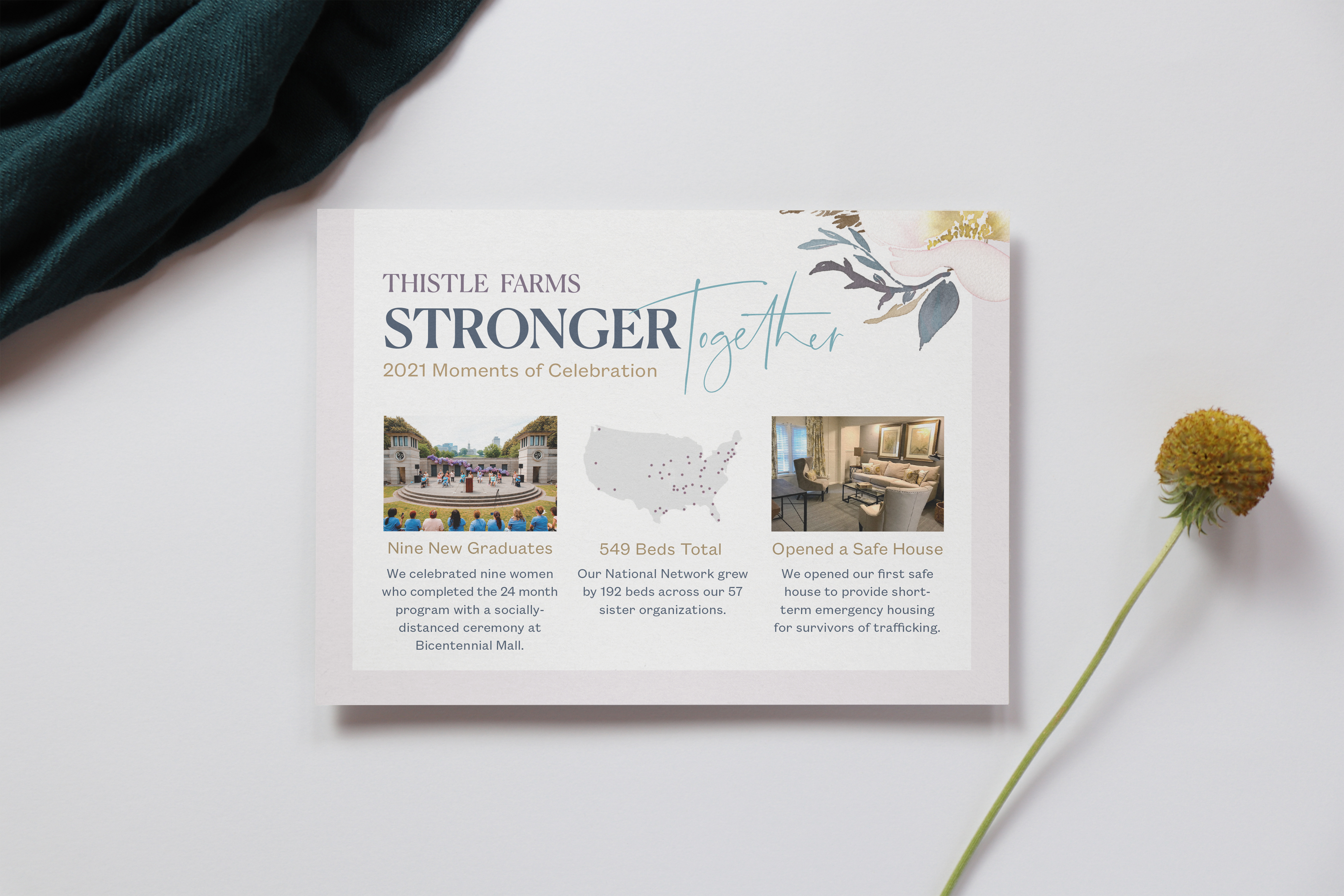 Thistle Farms: gratitude card