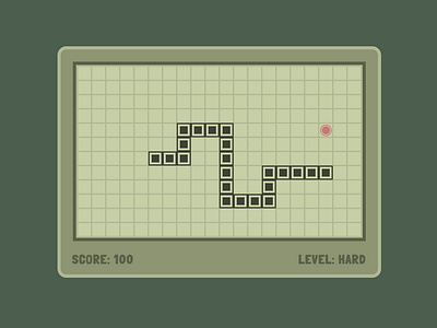 Retro Snake game development snake ui web development