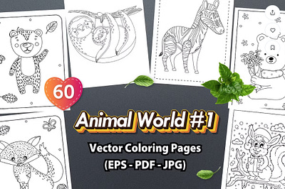 SALEOFF 60 Animal Vector Coloring whale