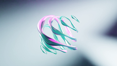 Nodes 3D Model 34: Infinity Loop 3d animation app branding design graphic design illustration logo motion graphics typography ui ux vector