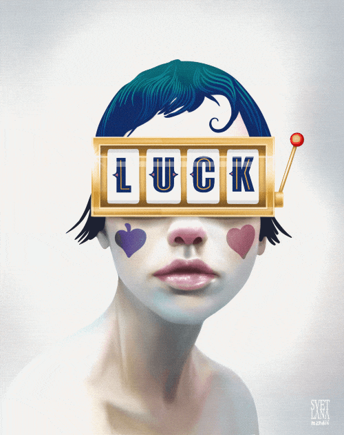 Luck or Lack animated gif animation luck procreate