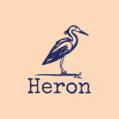 Heron heron logo