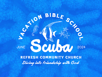 VBS 2024 #2 fish kids ocean scuba shirt underwater vacation bible school