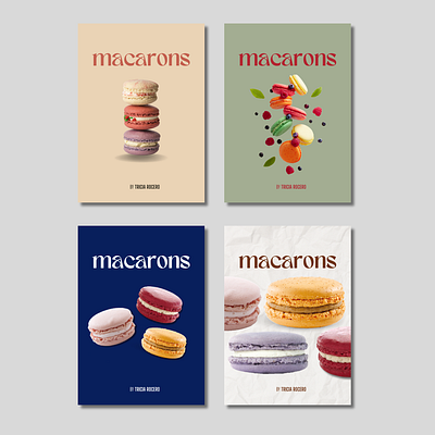 macarons poster | tricia r. aesthetic branding business poster graphic design macarons poster poster design print