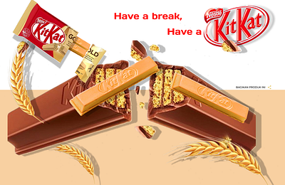 Have a break, Have a 𝙆𝙞𝙩𝙆𝙖𝙩 🍫🍫 chocolate figma food haveabreak haveakitkat illustration kitkat kitkatgold kitkatgreentea kitkatoriginal product snackbar