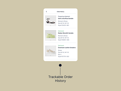 Ecommerce UI Card for Tracking Order History design ecommerce figma mobile app order history order tracking orders tracking ui ui card ui design ui kit uiux ux ux design