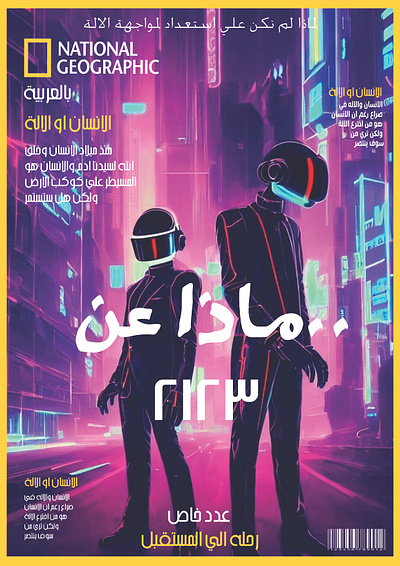 Magazine cover graphic design