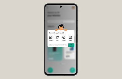 Social Sharing android app dailyui design designinspiration figma mobile design prototyping social sharing socialmedia typography ui uidesign uiux
